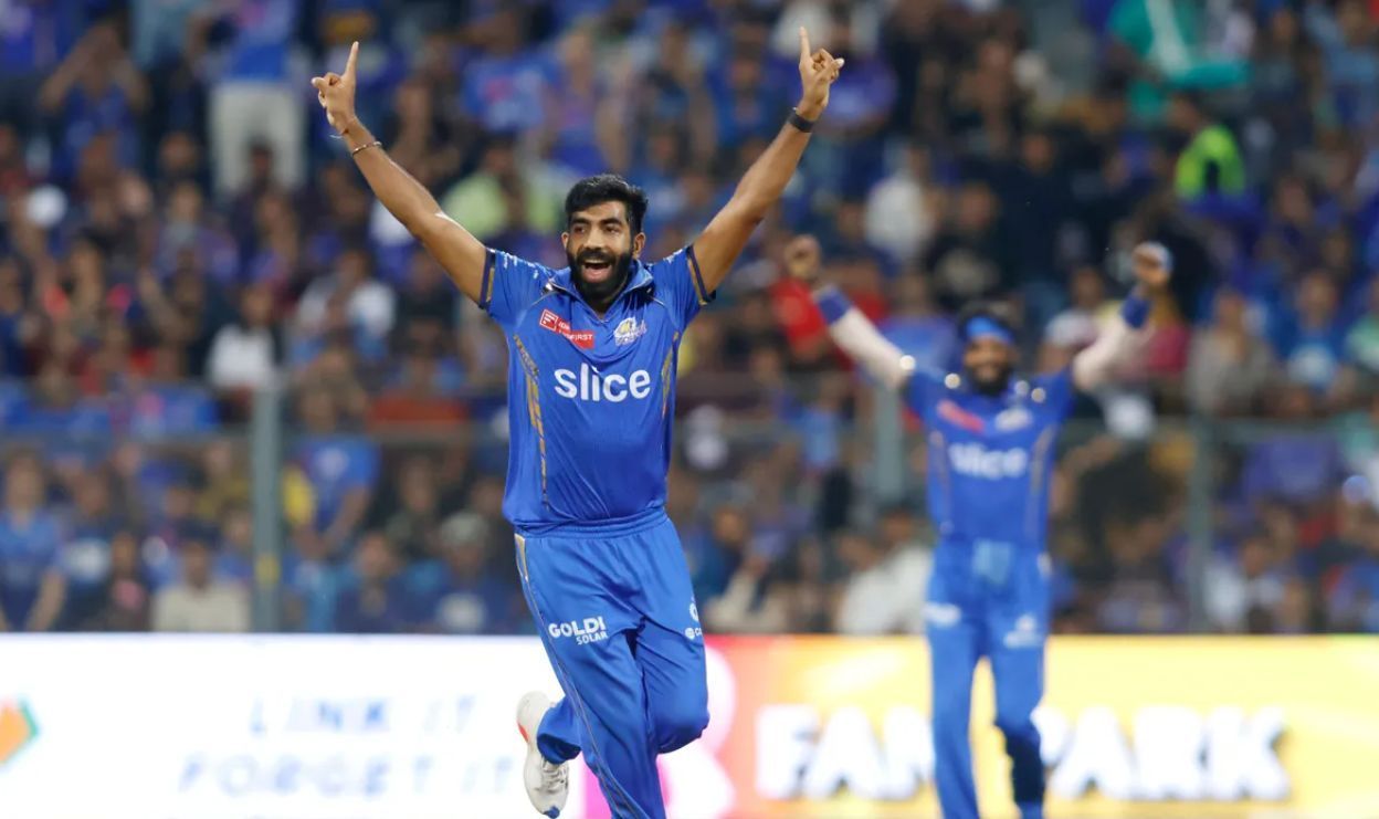 Jasprit Bumrah picked a fifer on Thursday (Image: BCCI/IPL)