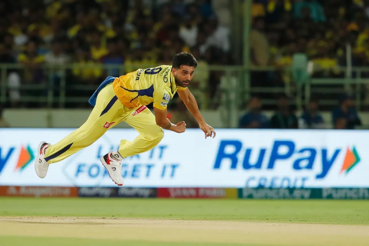 Deepak Chahar in action (Credits: IPL)