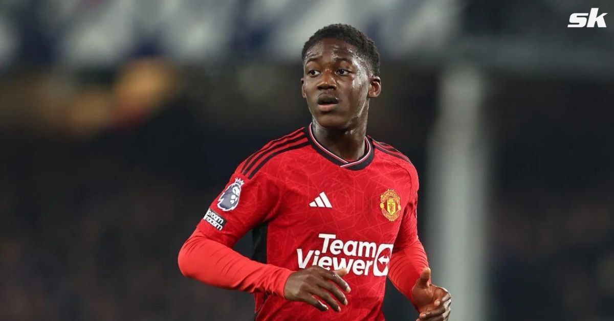 Kobbie Mainoo has scored three goals from midfield for Manchester United 