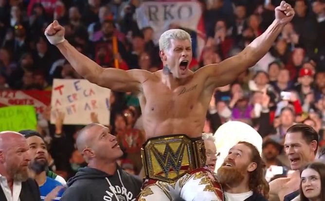 WWE WrestleMania XL नाईट 2 रिजल्ट्स: Roman Reigns की बादशाहत खत्म, The Undertaker-John Cena की हुई वापसी, 5 मिनट में मिले दो नए चैंपियन