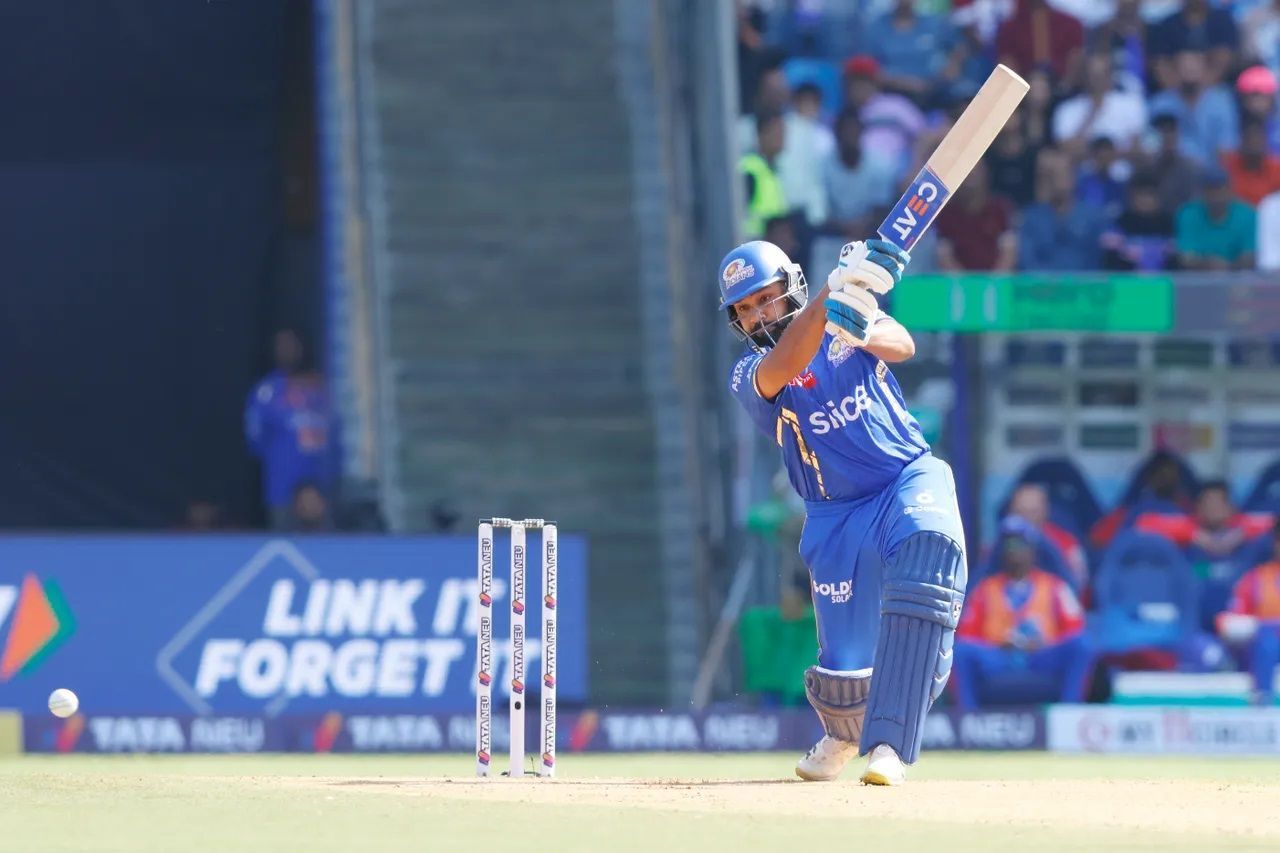 Rohit Sharma is the Mumbai Indians&#039; highest run-scorer in IPL 2024. [P/C: iplt20.com]