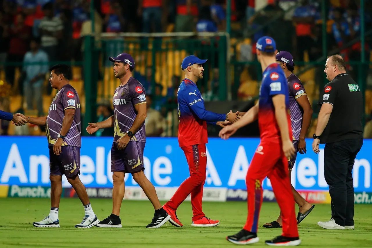 RCB failed to defend a 183-run target against KKR. [P/C: iplt20.com]