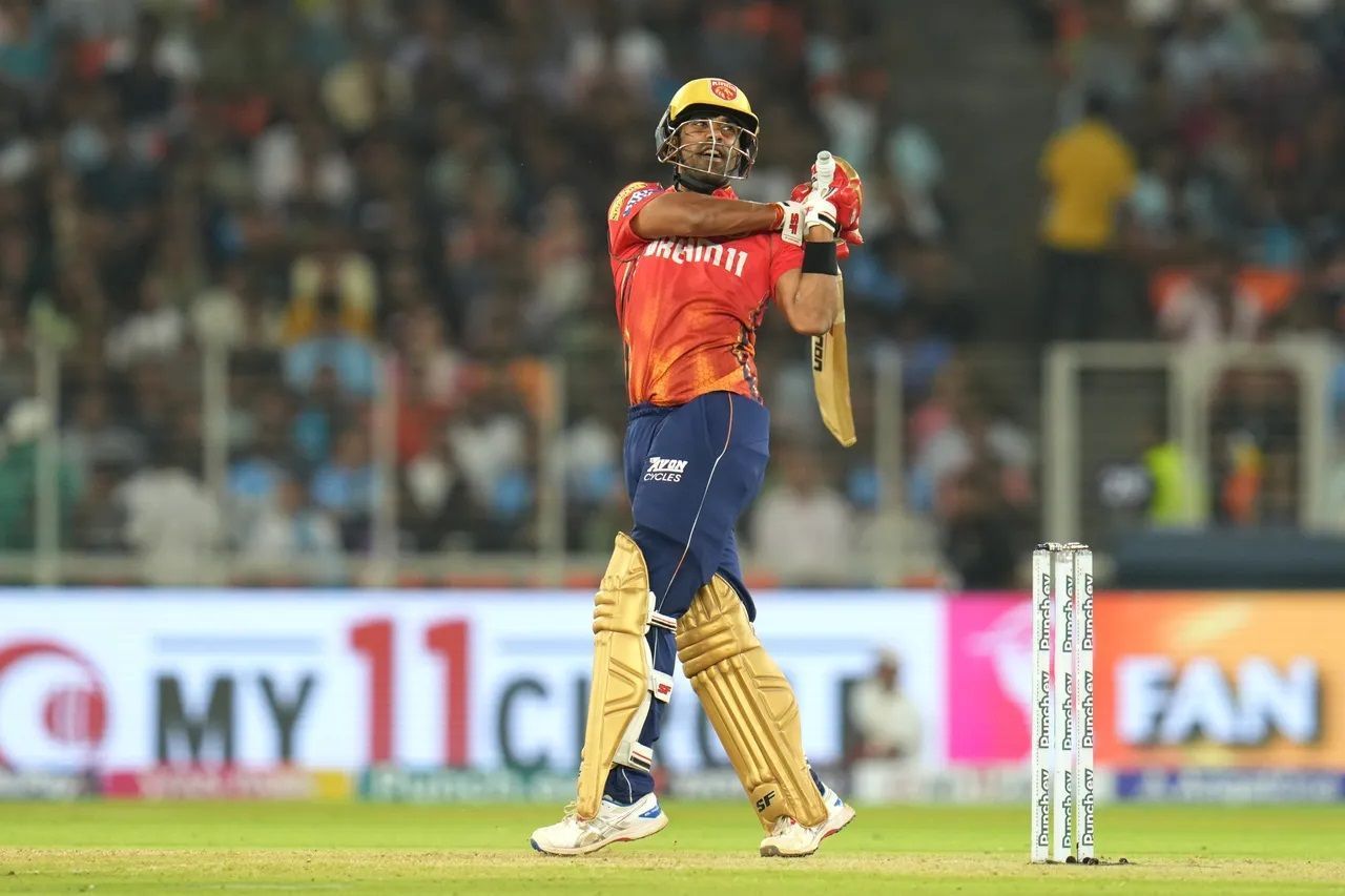 Shashank Singh played a fighting knock during the Punjab Kings