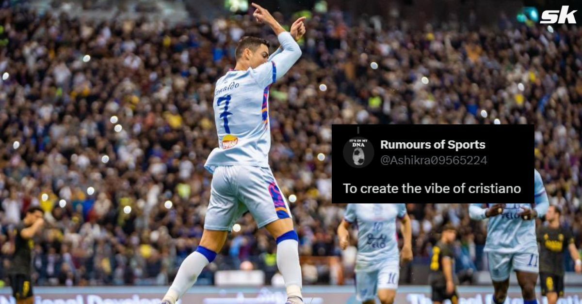 Fans react as Real Madrid superstar hits Cristiano Ronaldo