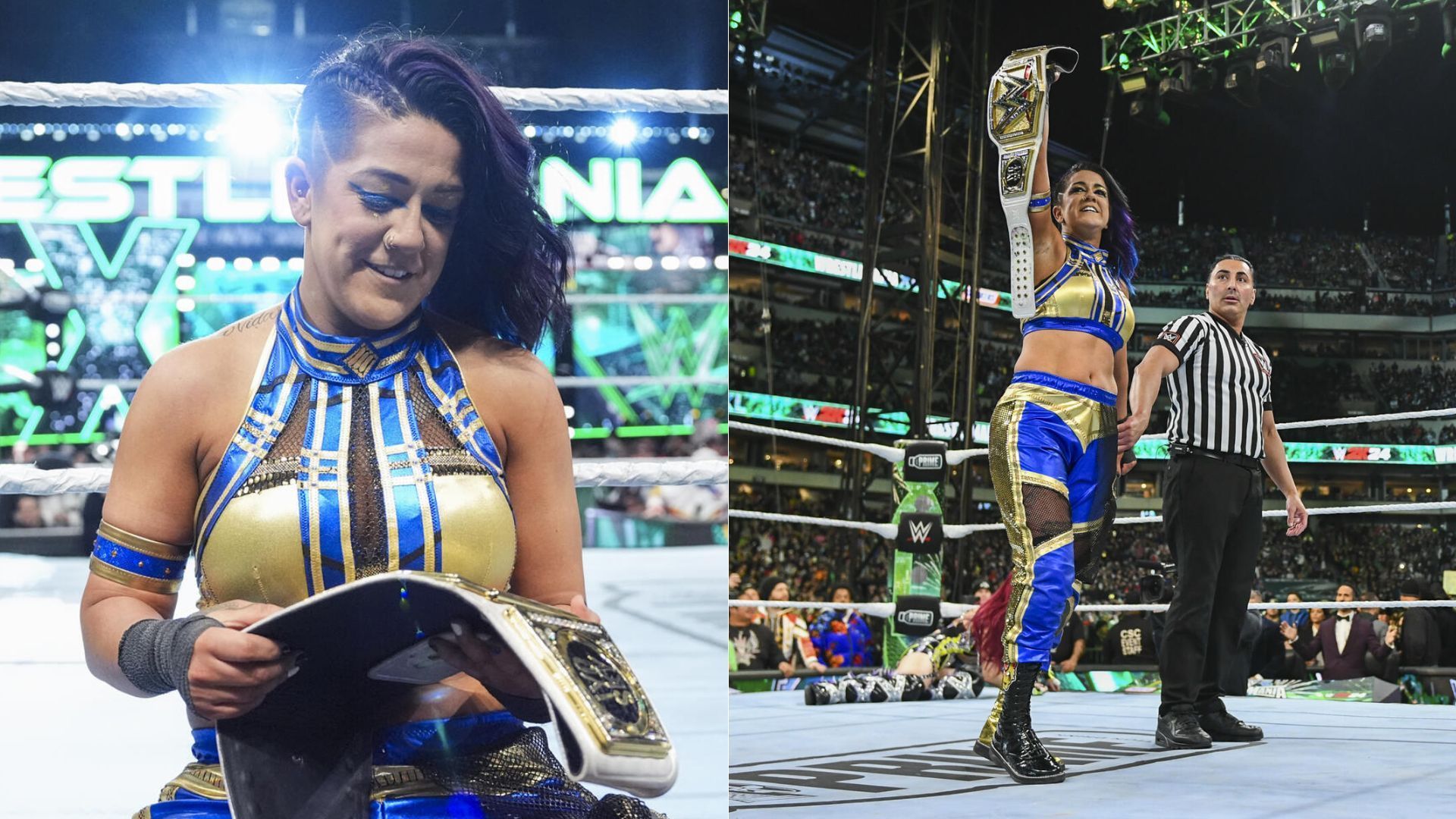 Bayley defeated IYO SKY at WrestleMania XL