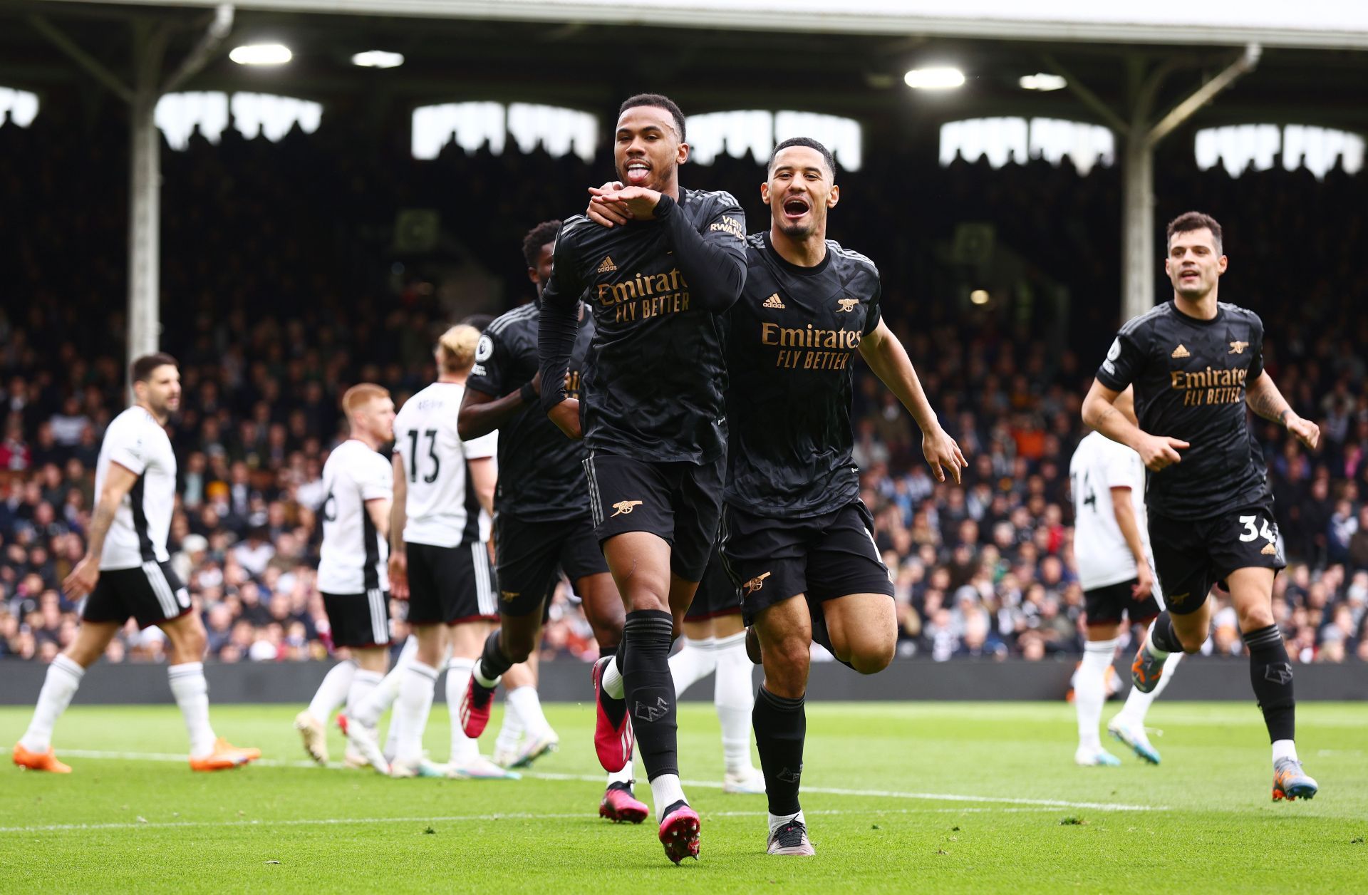 Gabriel (left) and William Saliba