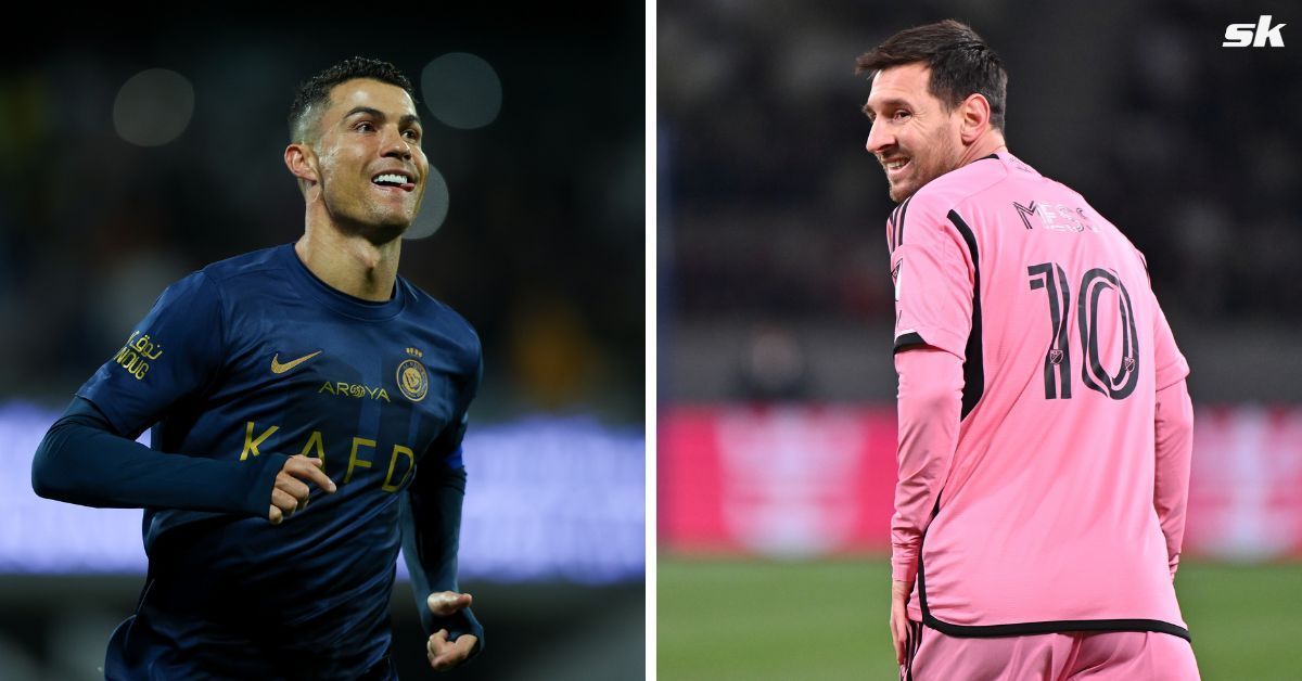 Cristiano Ronaldo (left) and Lionel Messi