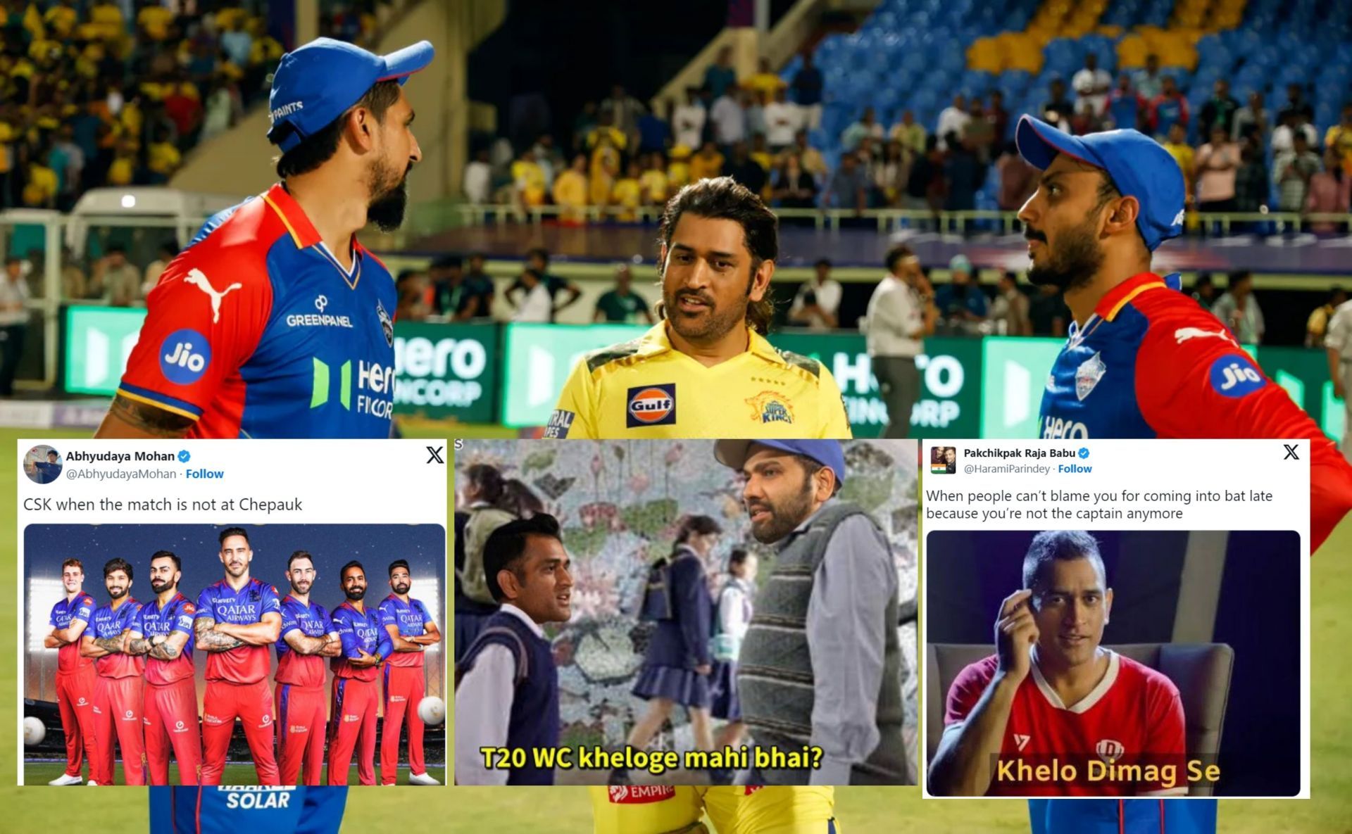 Top 10 funny memes from the latest IPL match.