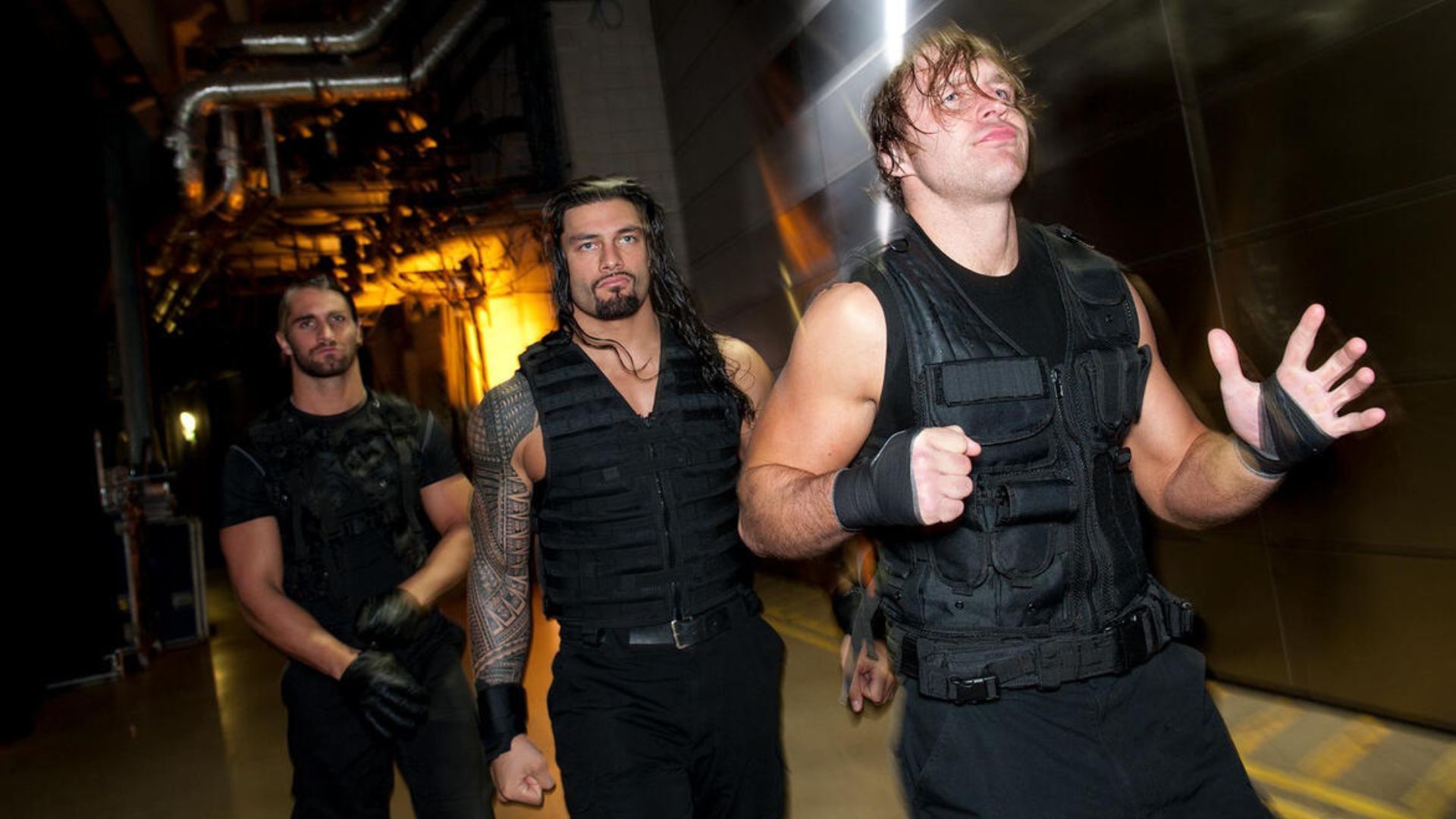 Seth, Roman, and Jon (FKA Dean) of The Shield