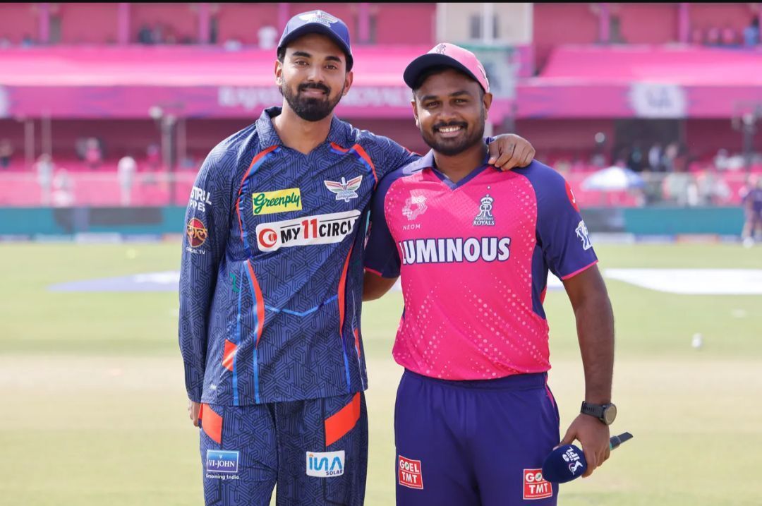 KL Rahul and Sanju Samson at the toss 