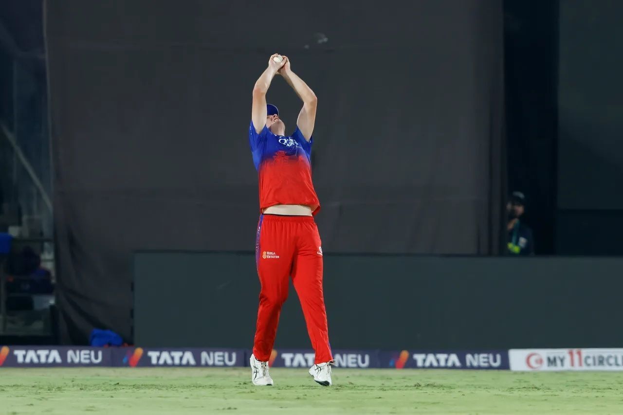 Cameron Green took a good catch to dismiss Heinrich Klaasen off Swapnil Singh&#039;s bowling. [P/C: iplt20.com]