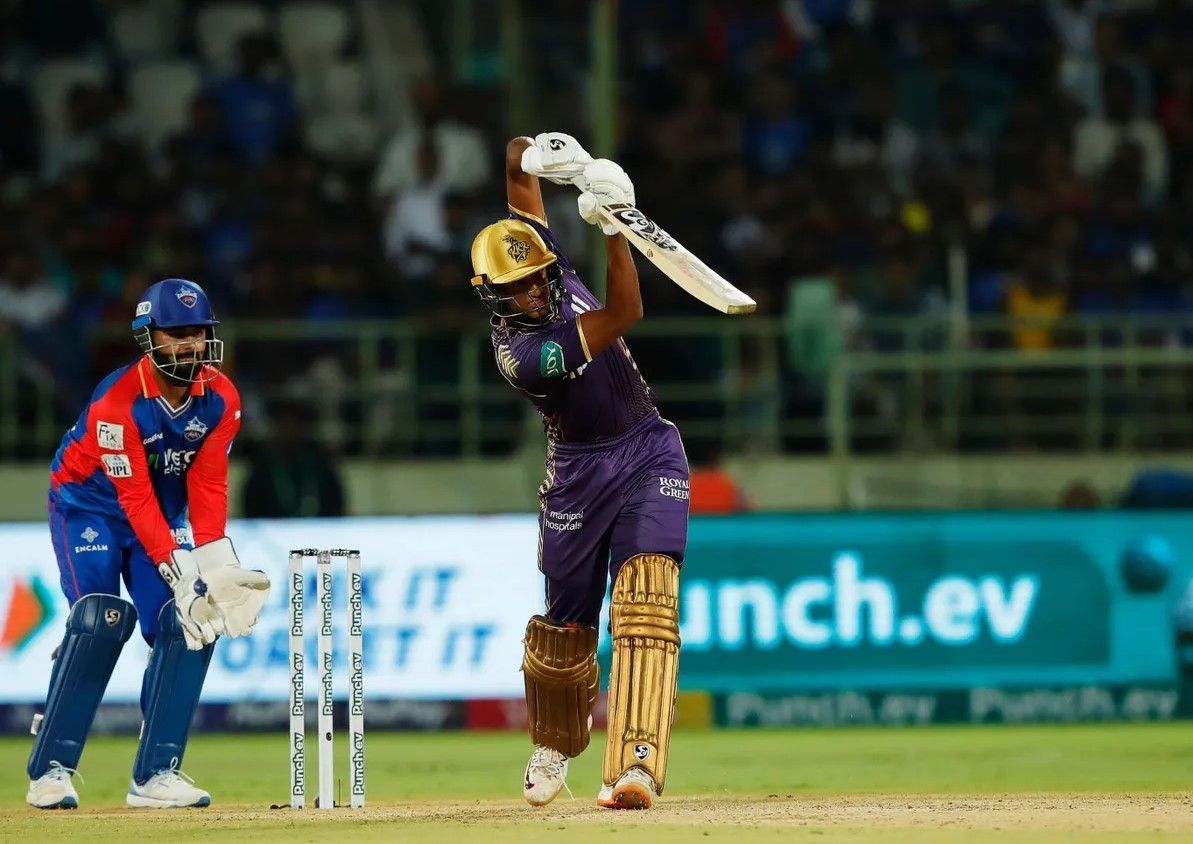 अंगकृष रघुवंशी बल्लेबाजी के दौरान (Photo Credit - BCCI)