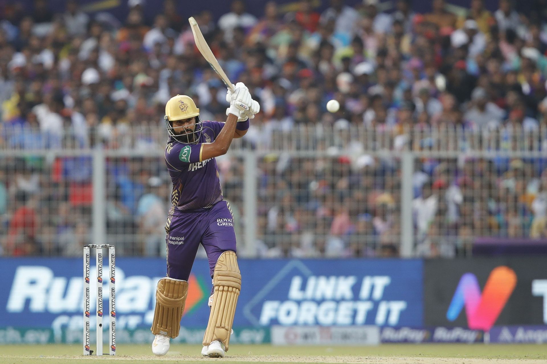 Shreyas Iyer top-scored for KKR (Image Credits: Twitter)