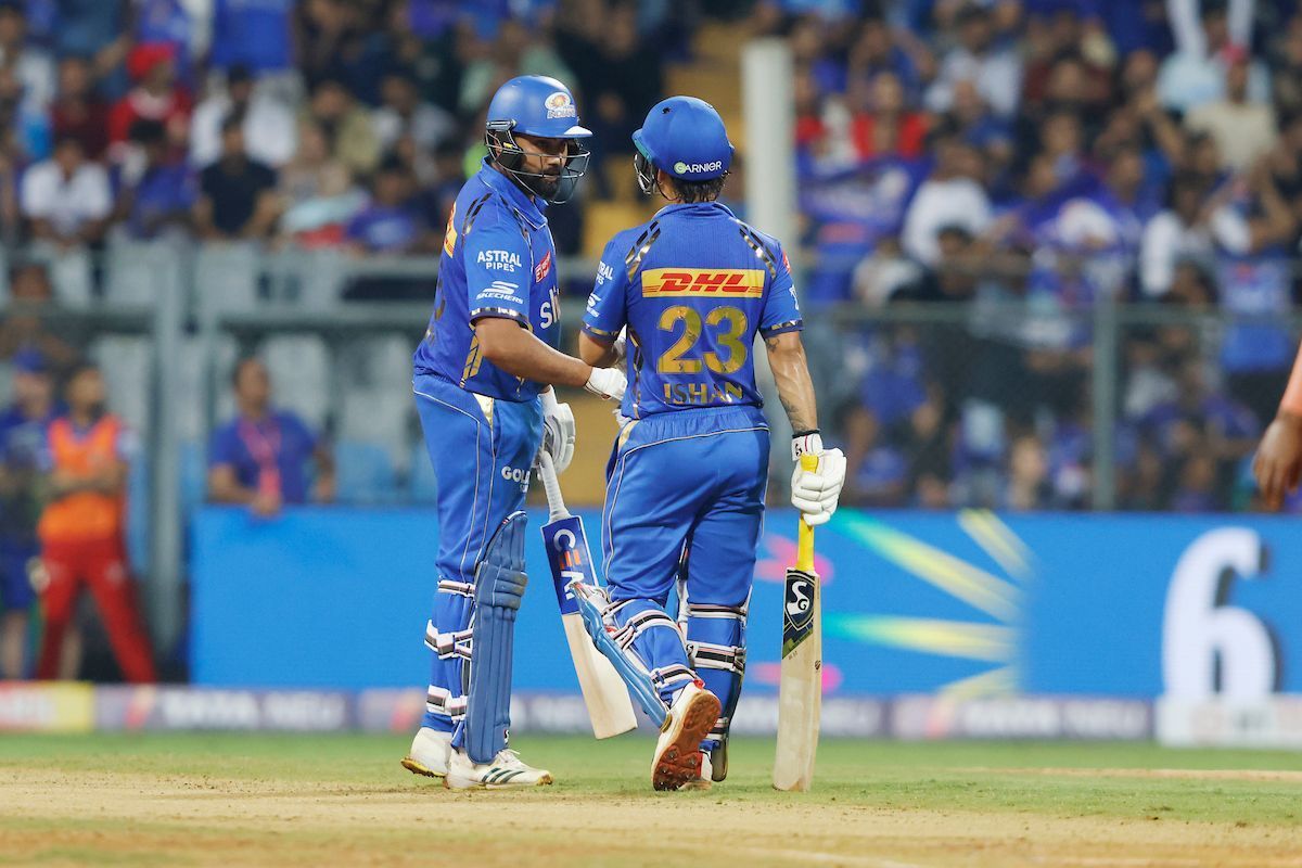 Rohit Sharma and Ishan Kishan added 70. (Credits: Twitter)