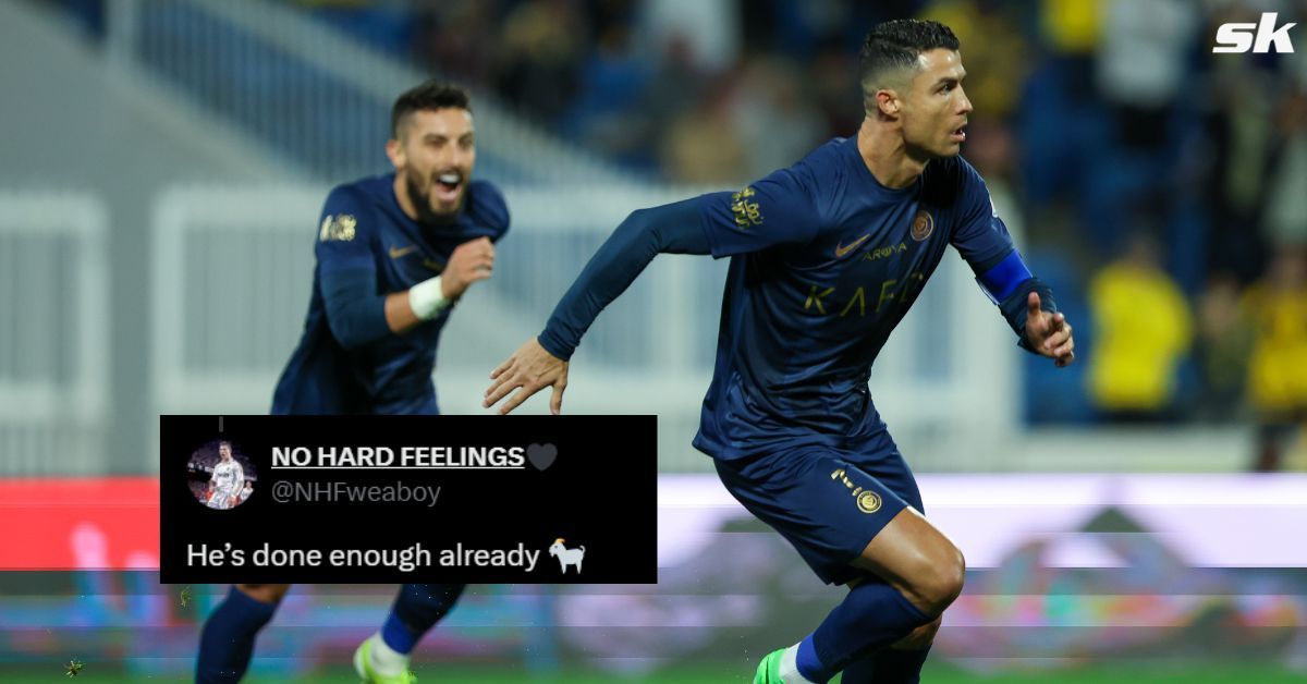 Al-Nassr captain Cristiano Ronaldo scored a hat-trick on Tuesday.