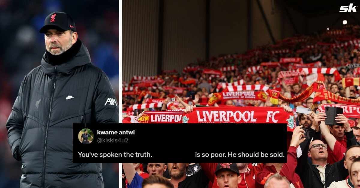 Liverpool fans were unhappy with star