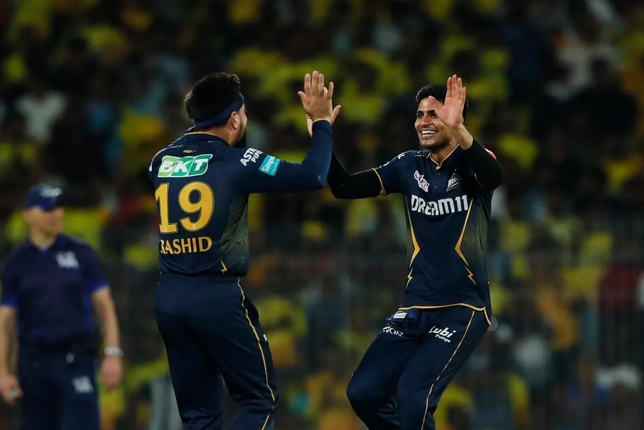 Rashid Khan (left) is the Gujarat Titans&#039; third-highest wicket-taker in IPL 2024. [P/C: iplt20.com]