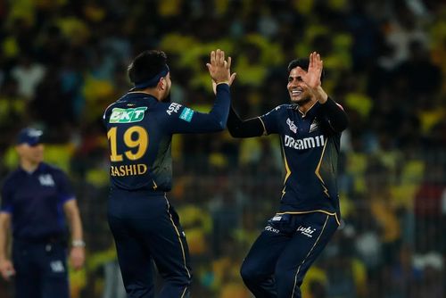 Rashid Khan (left) is the Gujarat Titans' third-highest wicket-taker in IPL 2024. [P/C: iplt20.com]