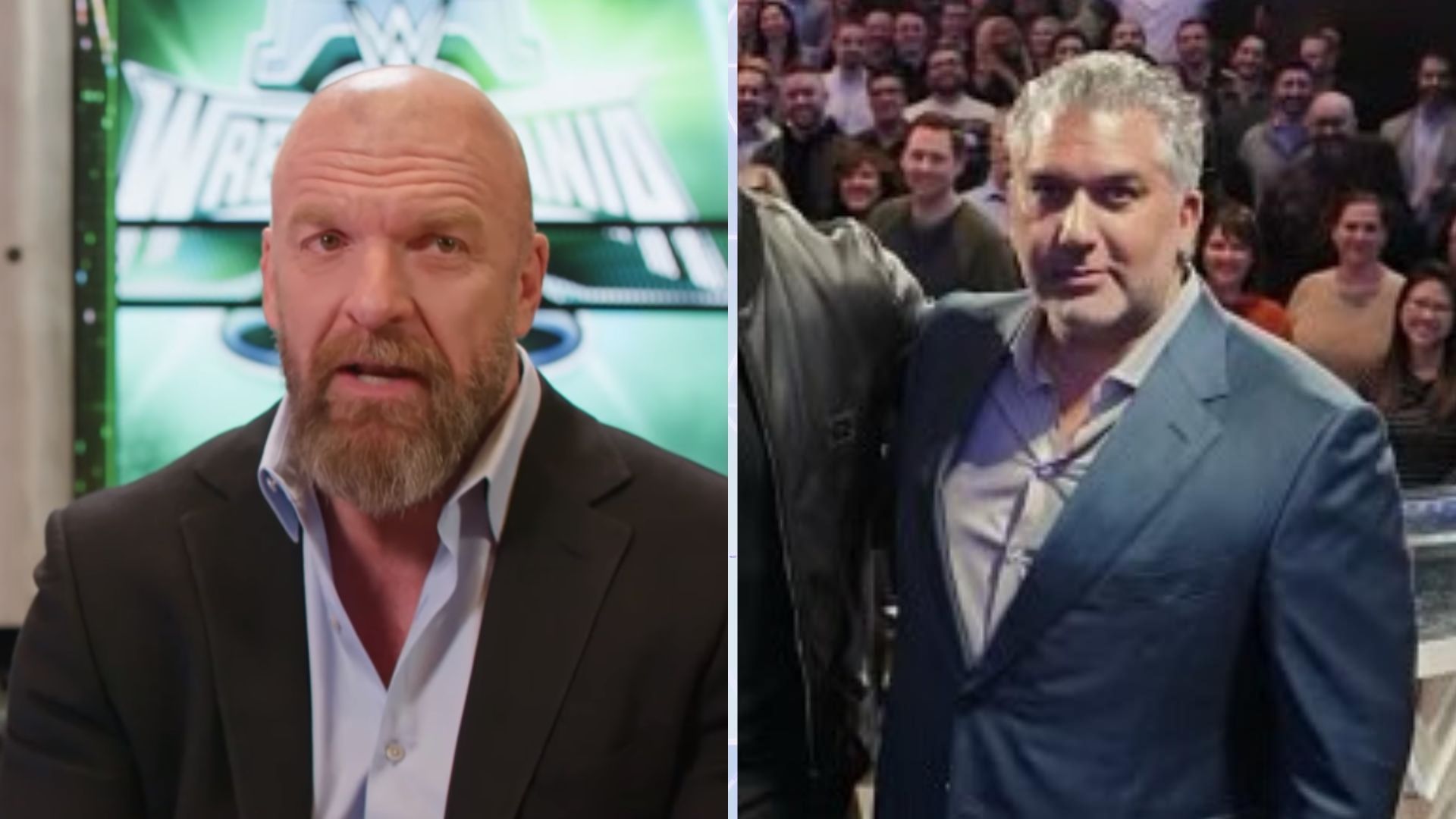Triple H on the left and Nick Khan on the right [Image credits: WWE