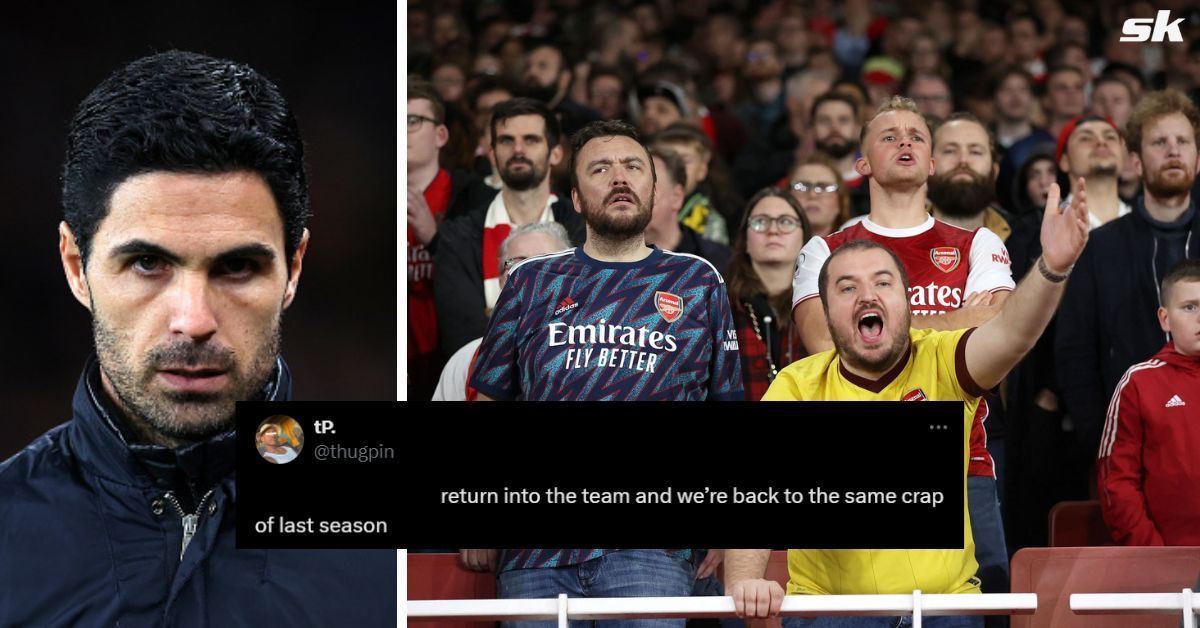 Arsenal fans took aim at the duo who have just returned from injuries.