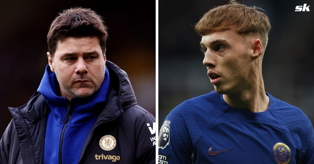 Mauricio Pochettino and Cole Palmer