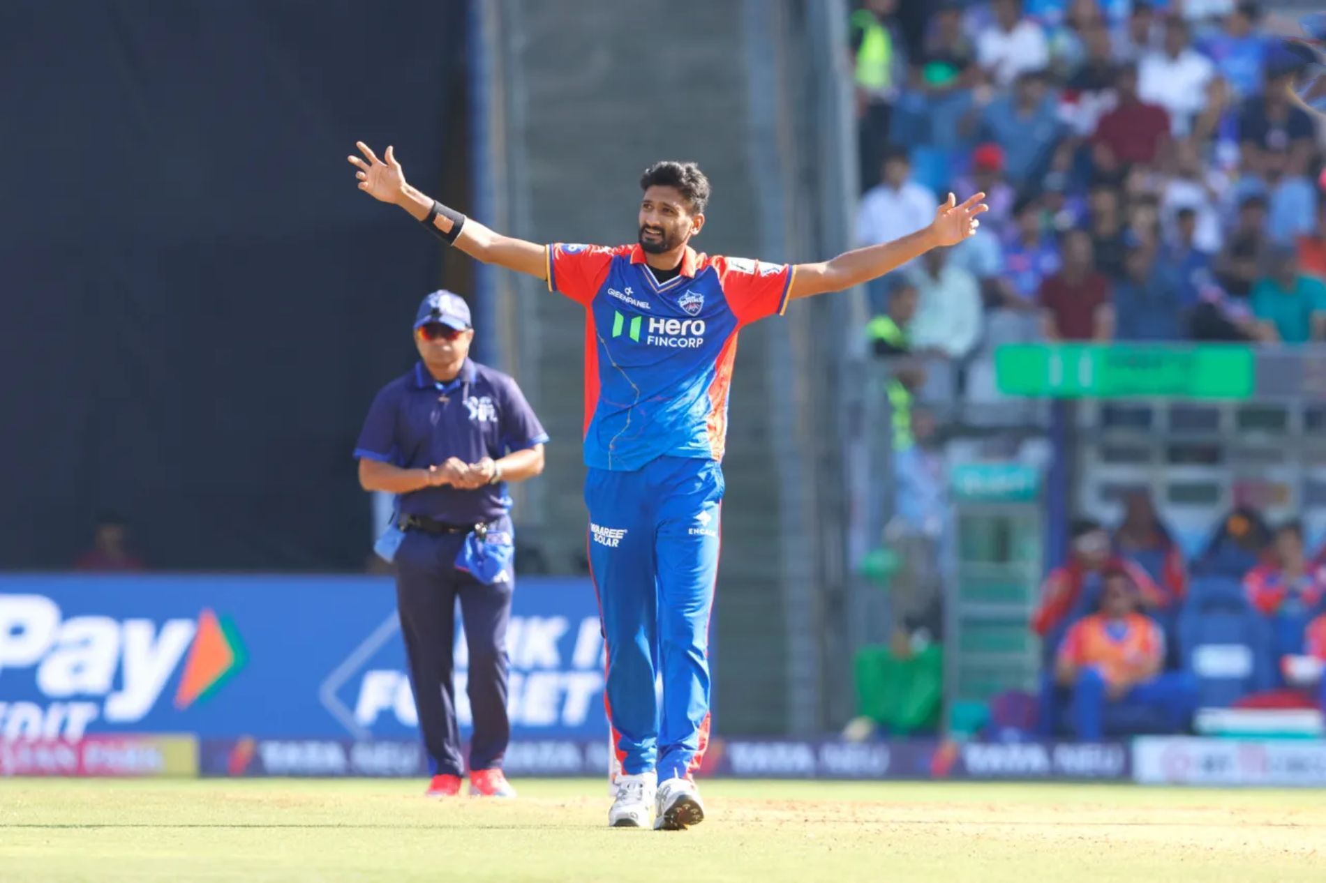 Delhi Capitals left-arm seamer Khaleel Ahmed (Pic: BCCI/ iplt20.com)