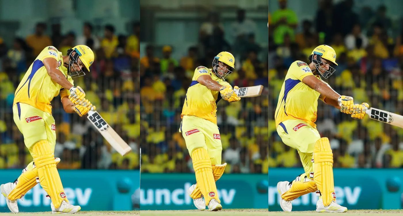 शिवम दुबे बल्लेबाजी के दौरान (photos: IPL and BCCI)