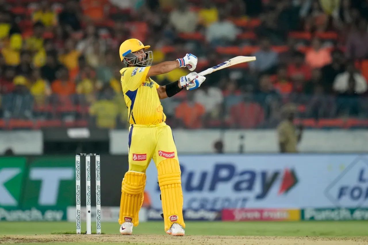 Ajinkya Rahane struggled to force the pace during CSK