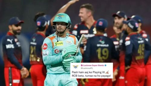 LSG could not back up their troll Tweet on the field against RCB