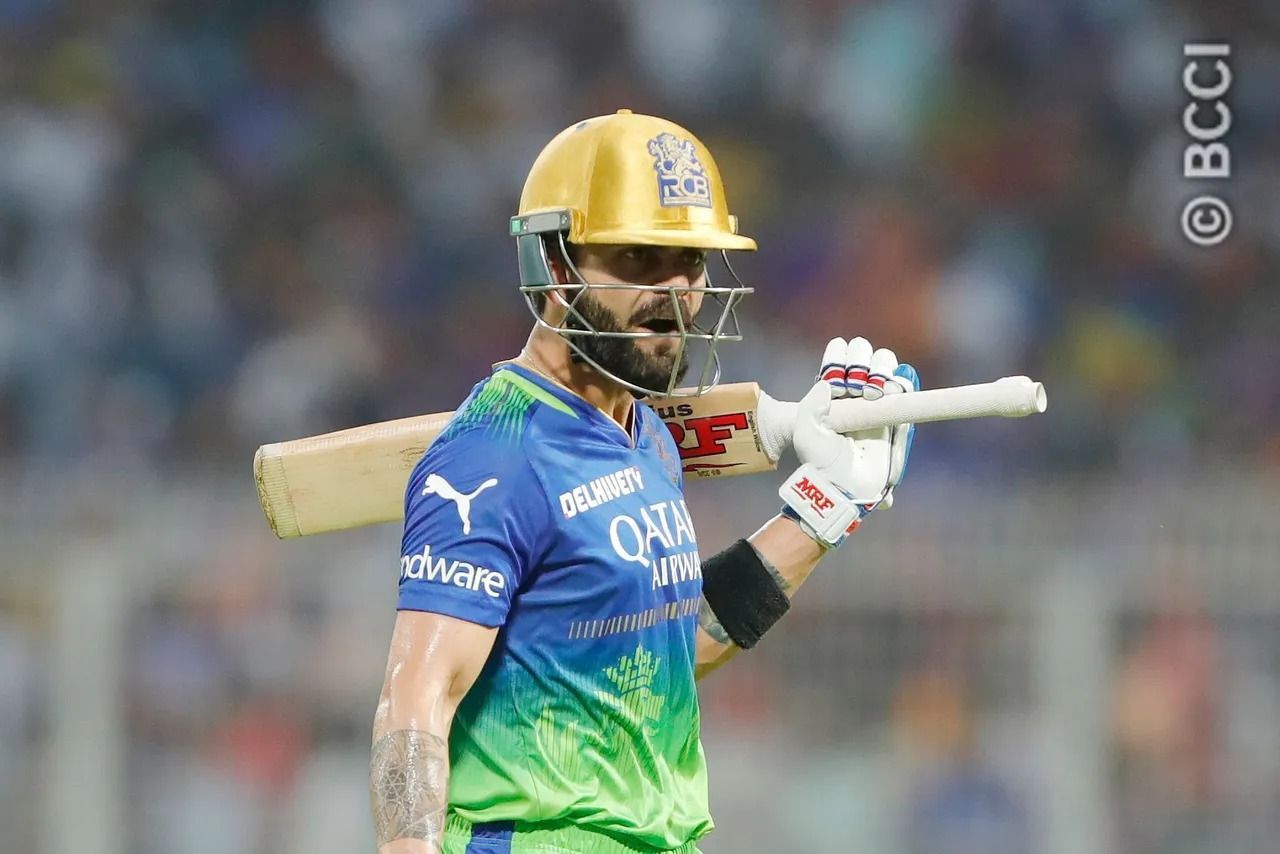 Kohli was foxed by a slower one [Image Courtesy: iplt20.com]