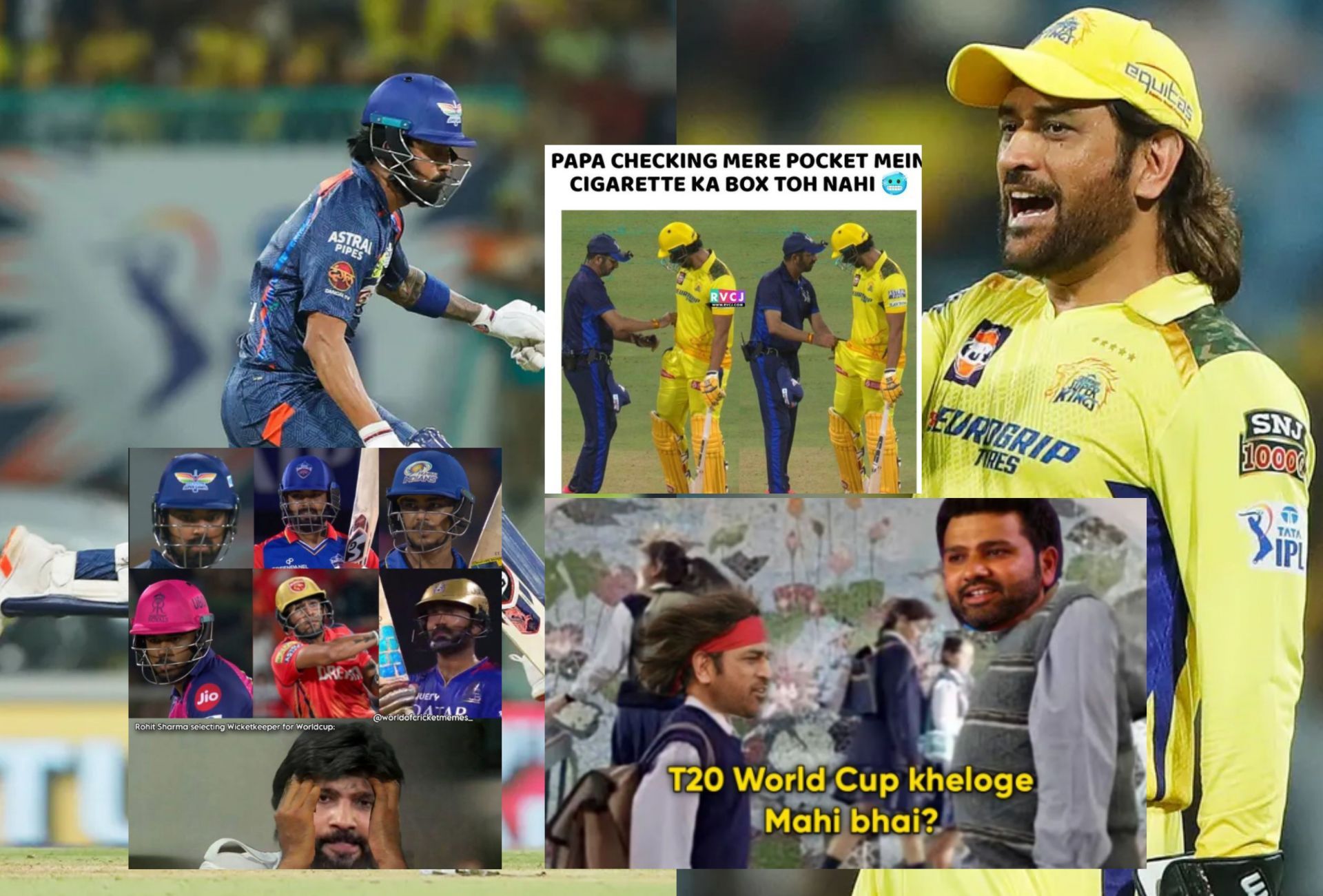 Top 10 funny memes from the latest IPL match.