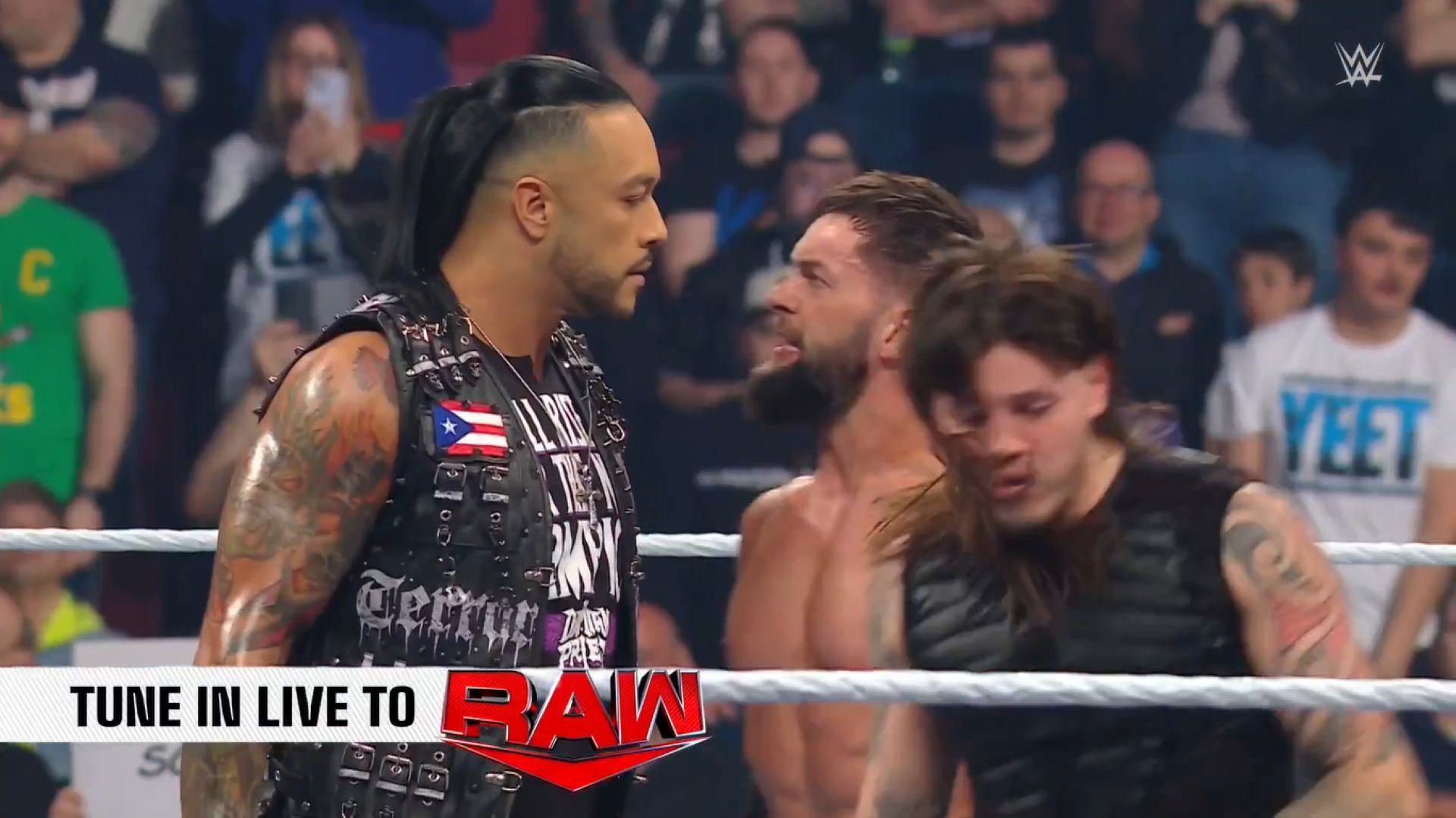 Priest didn't like it when the rest of his allies attacked Jey Uso after he beat Finn Balor.