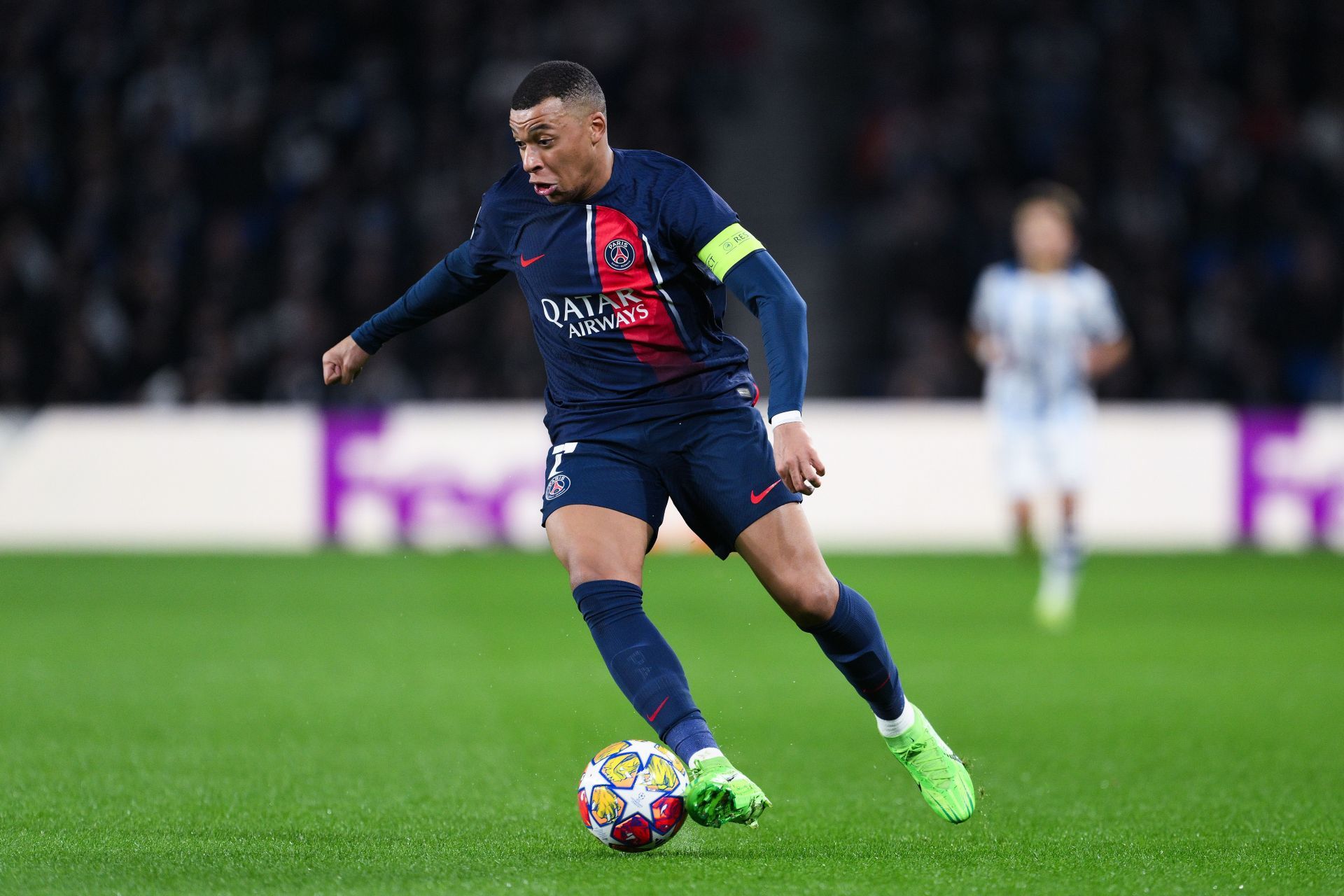 Kylian Mbappe in action for Paris Saint-Germain