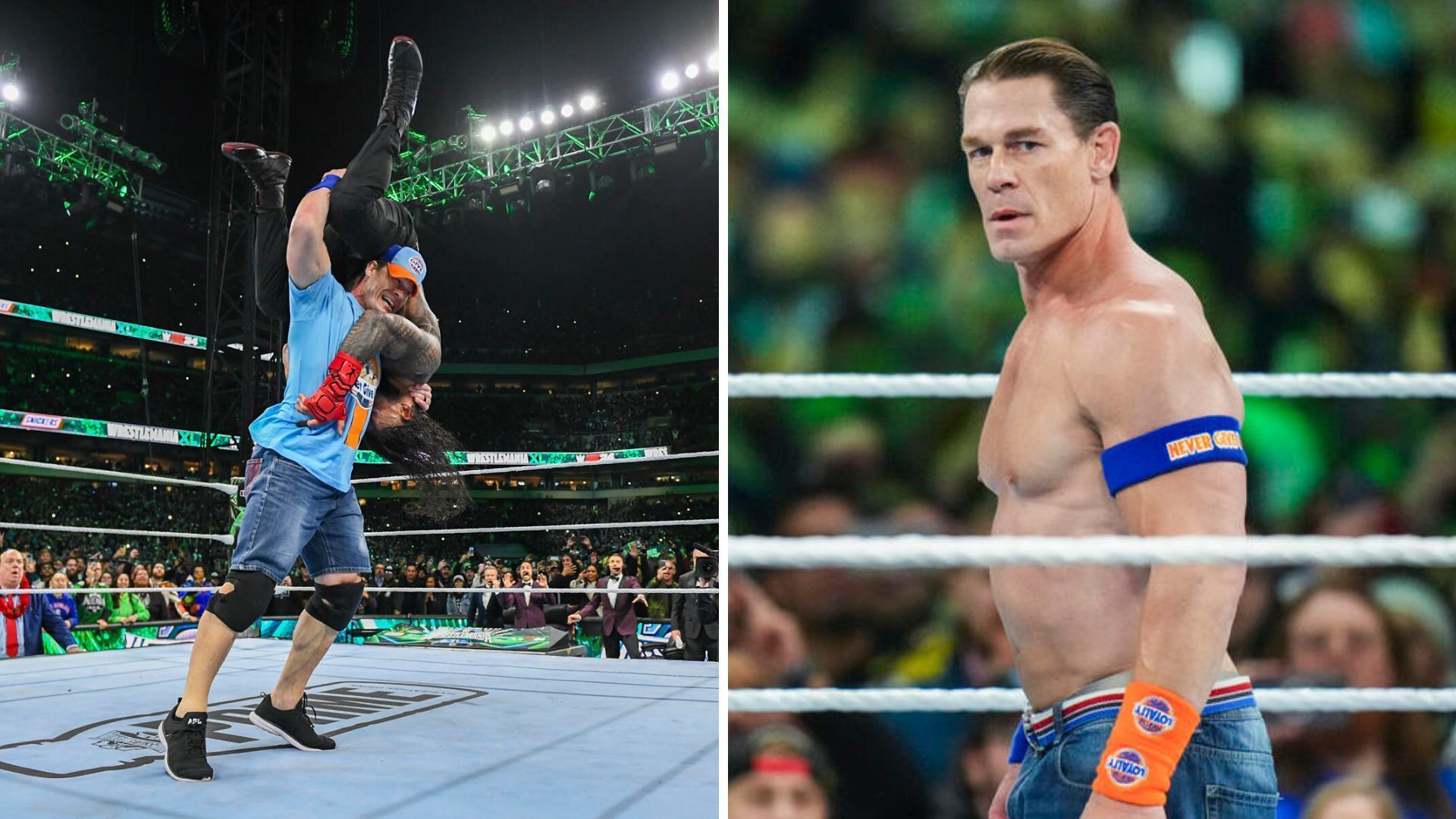 Cena made an surprising appearance at WrestleMania.