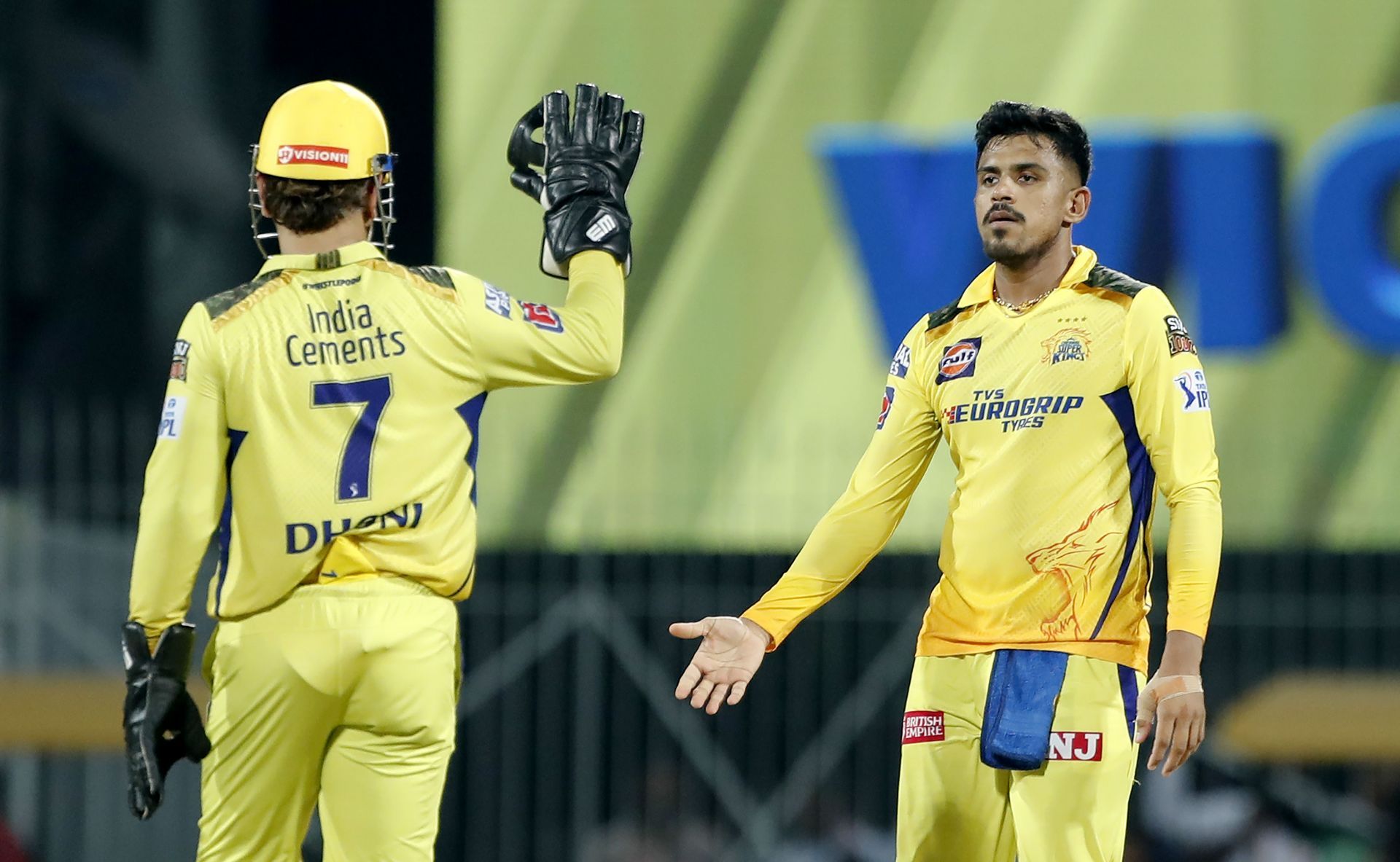 Defending champions Chennai Super Kings are in action right now (Image: Getty)