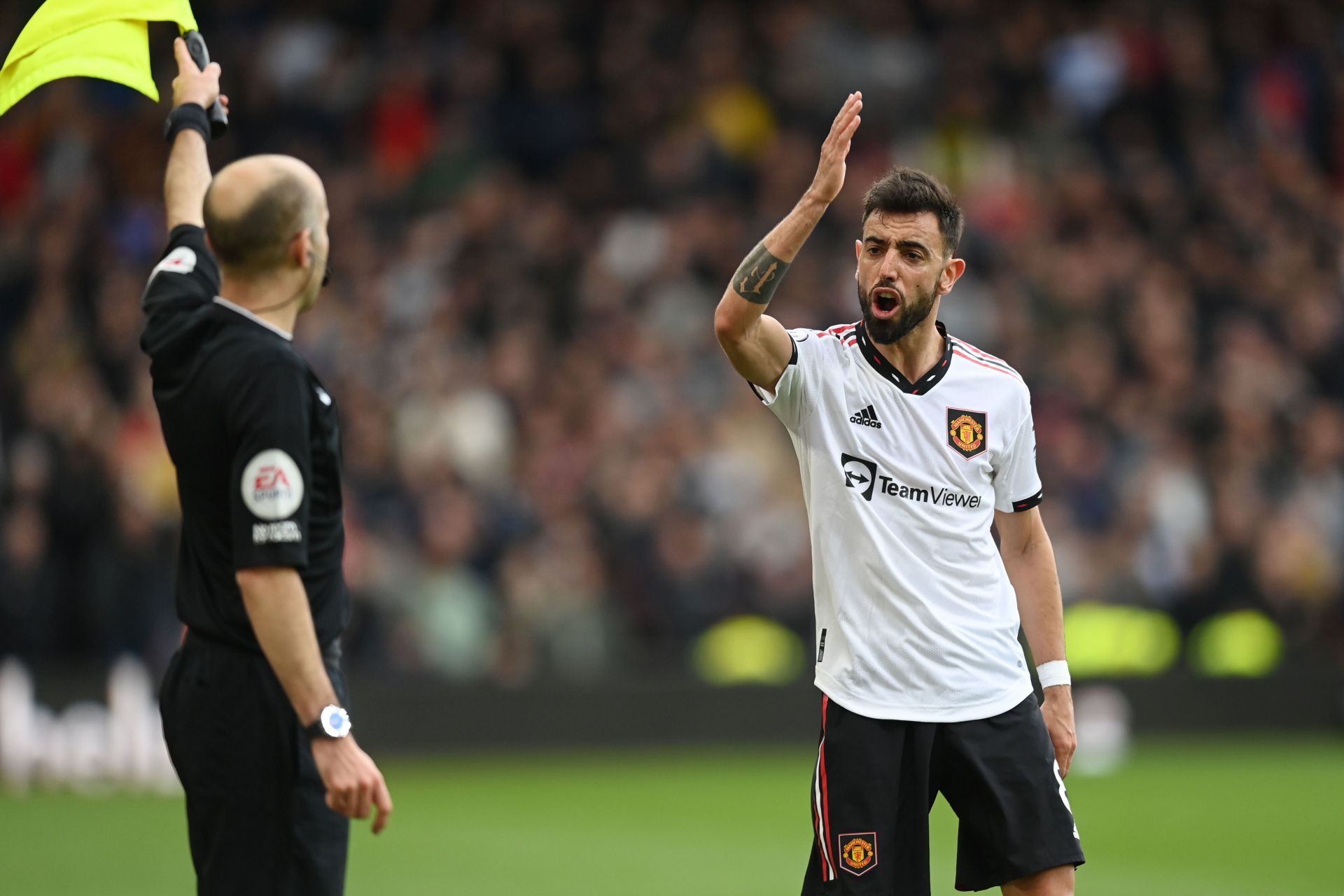 Bruno Fernandes has lost his rag while at Old Trafford.