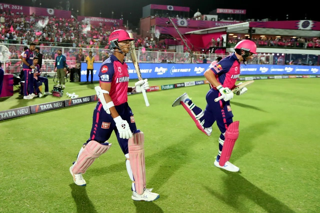 Yashasvi Jaiswal (left) and Jos Buttler have scored three centuries between them in IPL 2024. [P/C: iplt20.com]