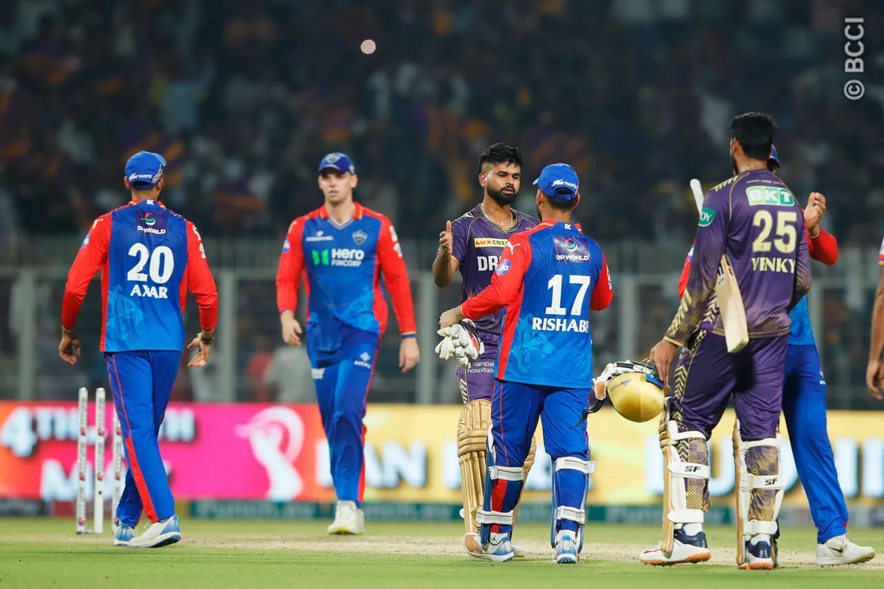 KKR completed a double over DC (Image: IPLT20.com/BCCI)