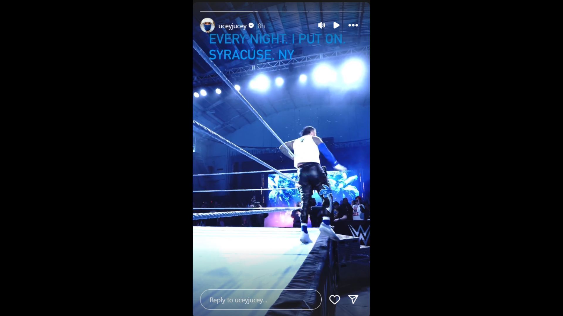 Screenshot of Jey Uso&#039;s Instagram Story [Image source: star&#039;s IG handle]