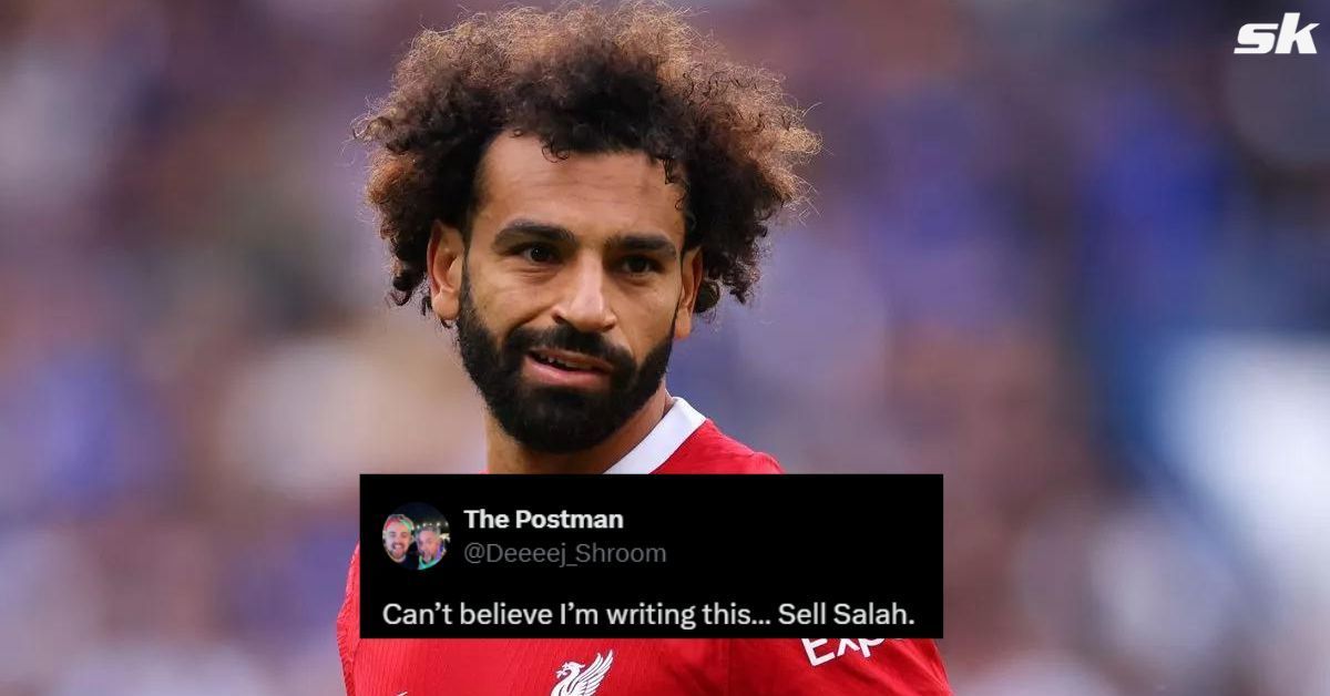 Liverpool fans slammed Mo Salah on X 