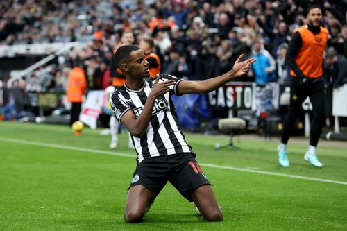 Alexander Isak grew up watching Thierry Henry.