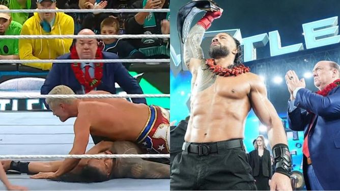 WWE WrestleMania XL में हारने से 5 सेकेंड पहले Roman Reigns का हंसता चेहरा और रोता दिल, वीडियो देख आप भी ट्राइबल चीफ को करेंगे सलाम