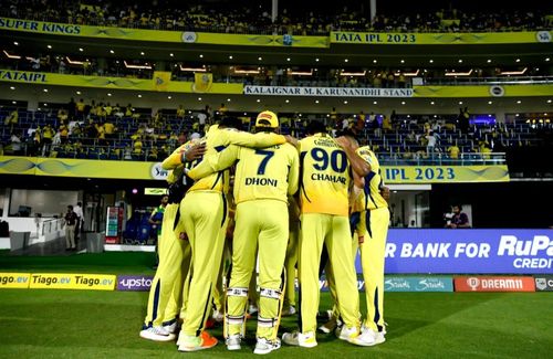 Chennai Super Kings at the Chepauk Stadium