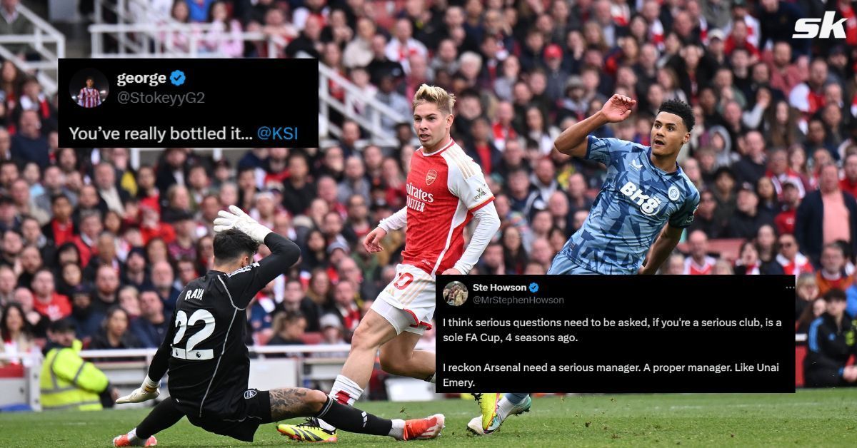 Top 10 funny memes as Arsenal slump to a 2-0 loss against Aston Villa.