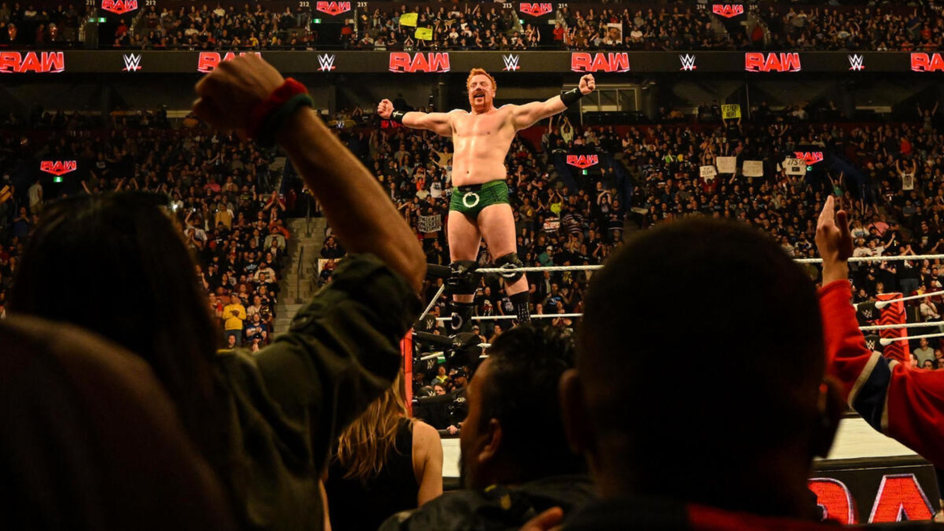 Sheamus finally returned to action this week on RAW