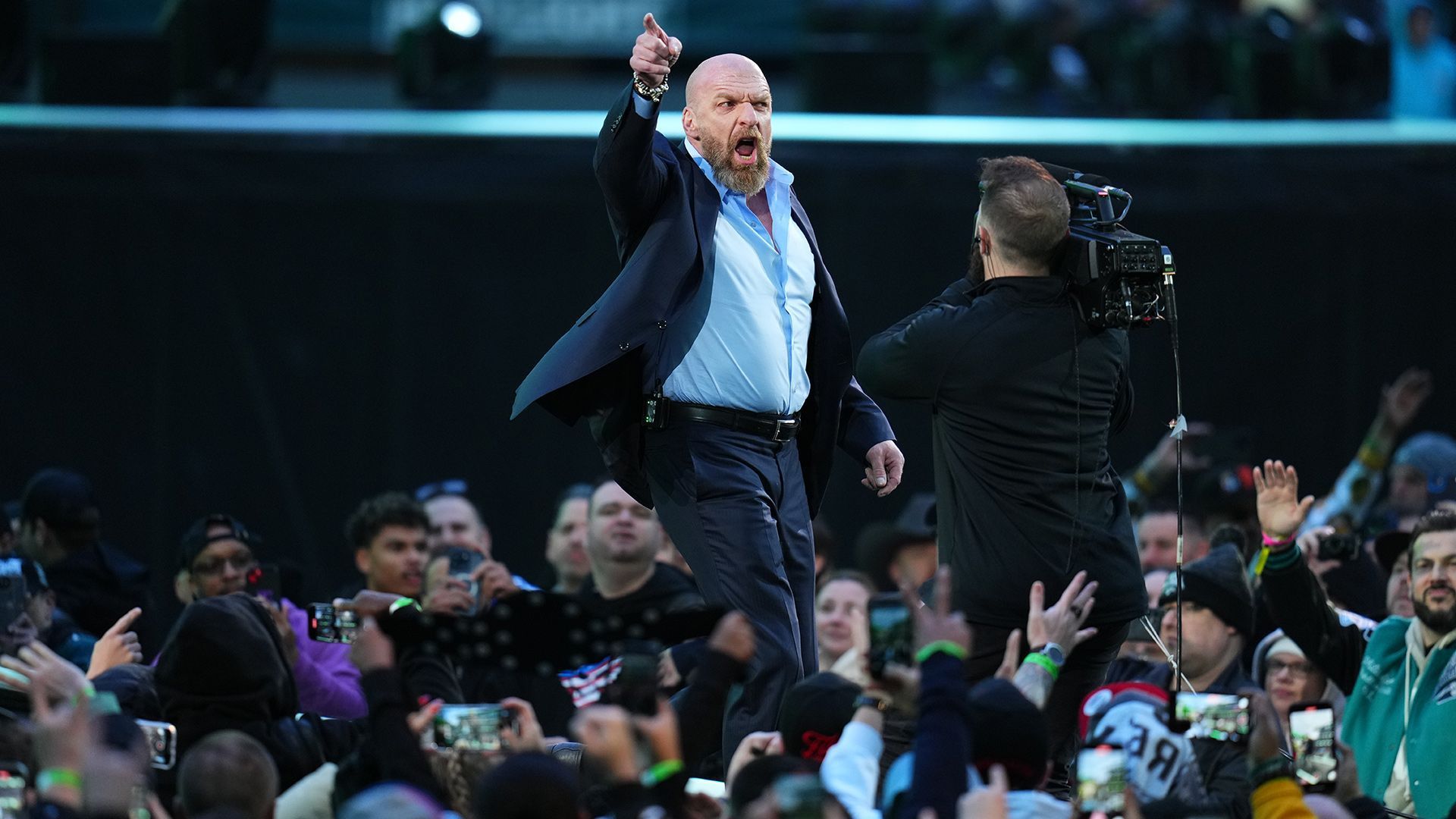 WWE Chief Content Officer Triple H kicks off WrestleMania XL Night One