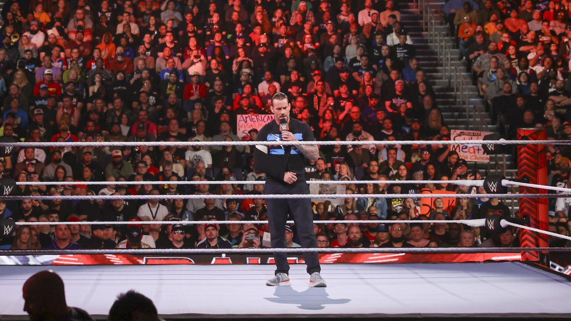 CM Punk announces his injury on WWE RAW