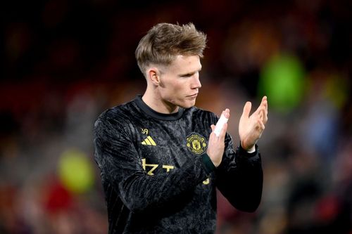 Scott McTominay is sidelined for today's game.