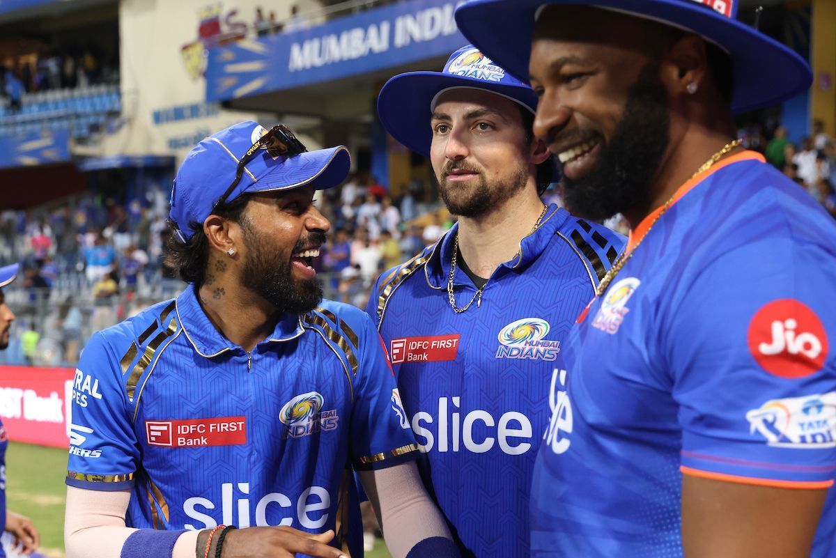 Mumbai Indians batter Tim David and batting coach Kieron Pollard have been fined 20 percent of their respective match fees after they were found guilty of breaching the IPL&rsquo;s Code of Conduct against Punjab Kings