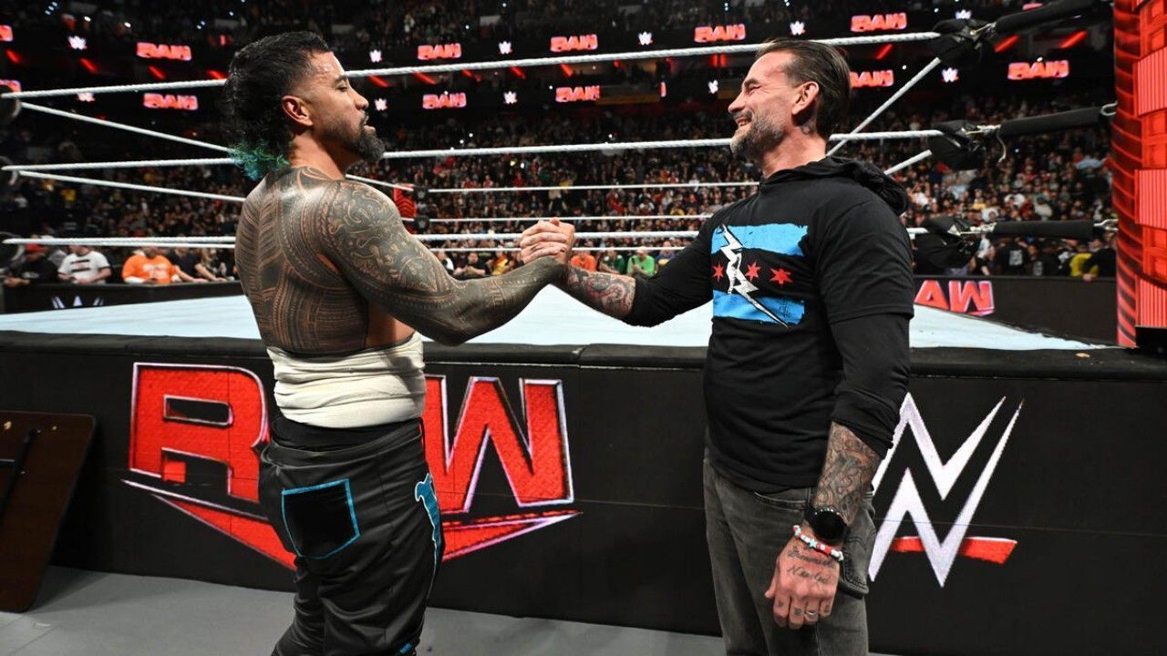 WWE सुपरस्टार्स जे उसो और सीएम पंक 